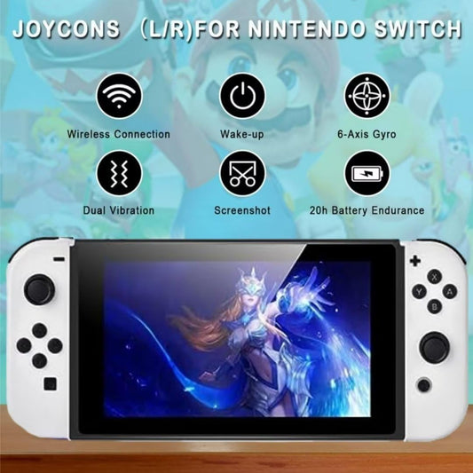 RCY Joypad Wireless Left and Right Switch Controller,White
