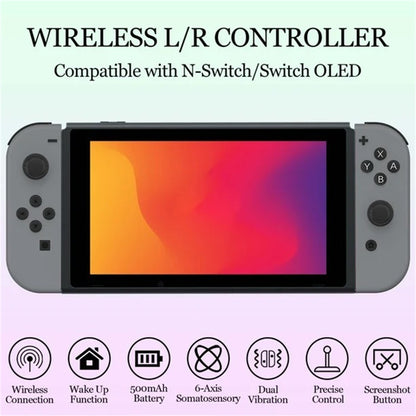 RCY Wireless Joypad Controller for Nintendo Switch, Gray