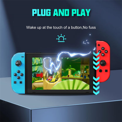 RCY Joypad Controller (left/right) for Switch ,Blue&Red with LED