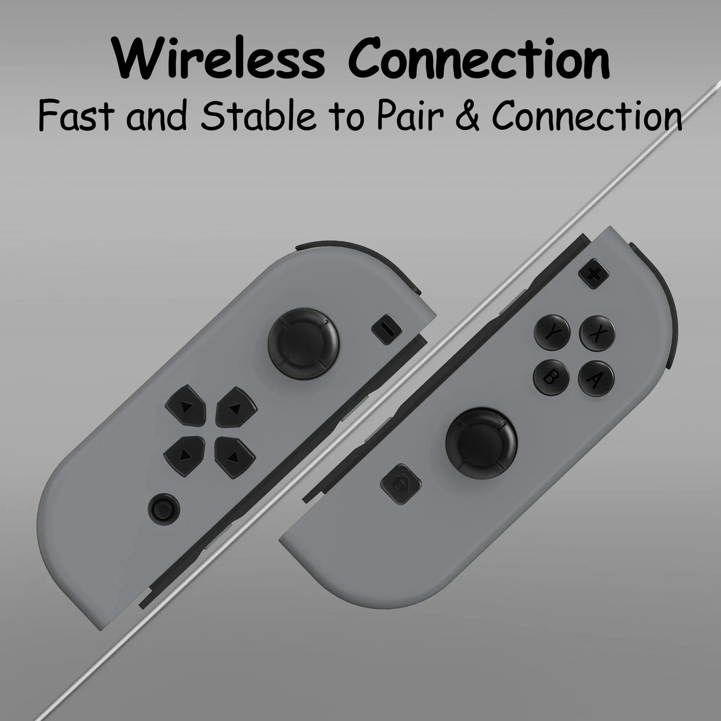 Switch Controller for N-Switch,OLED,Lite,Wireless Controllers (L/R) Support Vibration/WakeUp Function/Motion Control