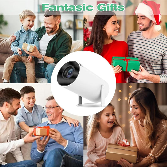 UHM Mini Gaming Porjector，Portable Projector with Gaming Controller P3+HY300