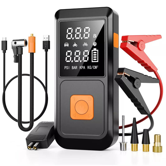 RCY Portable Air Compressor with Jump Starter,QB08
