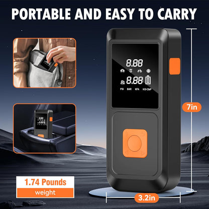 RCY Portable Air Compressor with Jump Starter,QB08