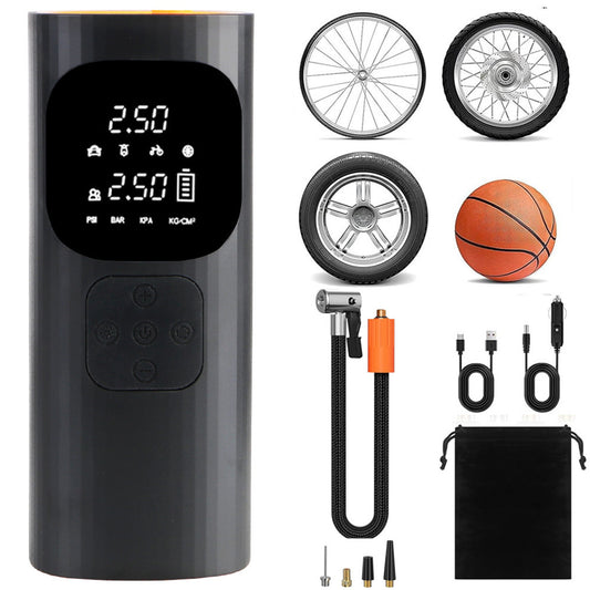 RCY Electric Bike Tire Inflator,150PSI Cordless Portable Air Compressor
