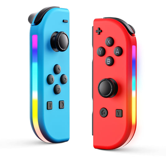 RCY Joypad Controller (left/right) for Switch ,Blue&Red with LED