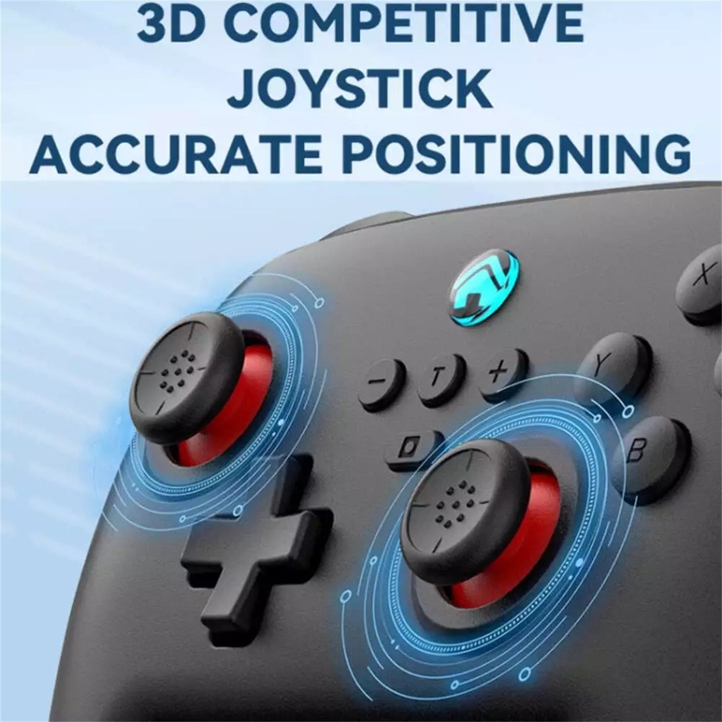 RCY Switch Controller Wireless Rechargeable Handheld Controller, S11 Black