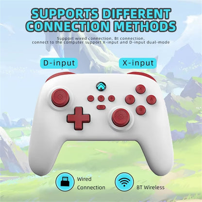 RCY Switch Pro Controller for Nintendo Switch/Switch Lite/OLED,S11 White