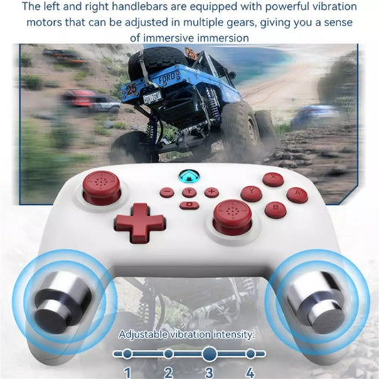 RCY Switch Pro Controller for Nintendo Switch/Switch Lite/OLED,S11 White