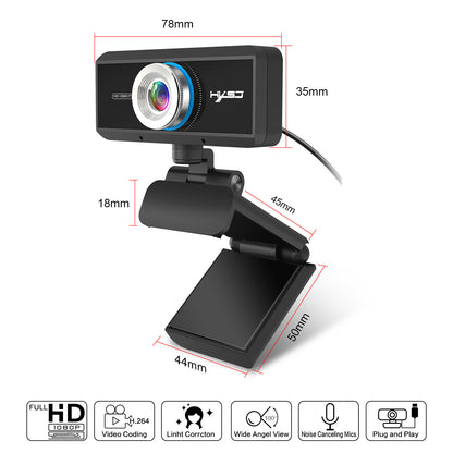 RCY 1080P Webcam with Microphone,S4