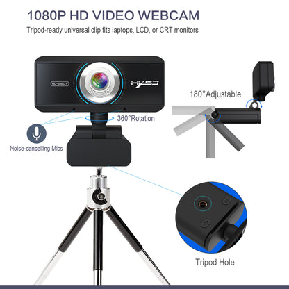 RCY 1080P Webcam with Microphone,S4