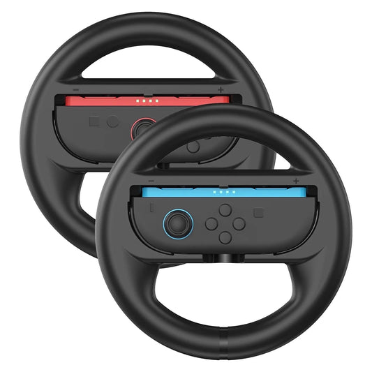 Steering Wheel Compatible with Switch 2 Wheel, Racing Wheel Accessories for Switch 2 JoyCon Controllers, Black