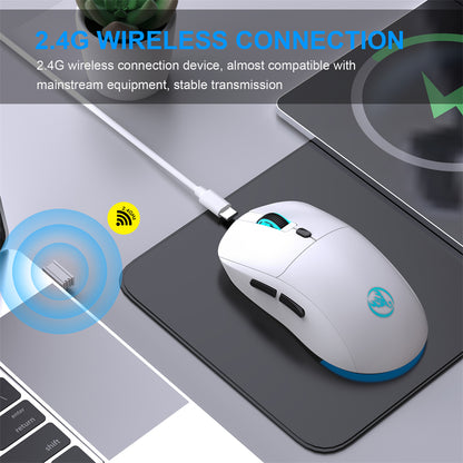 RCY T20 Wireless Gaming Mouse for PC White