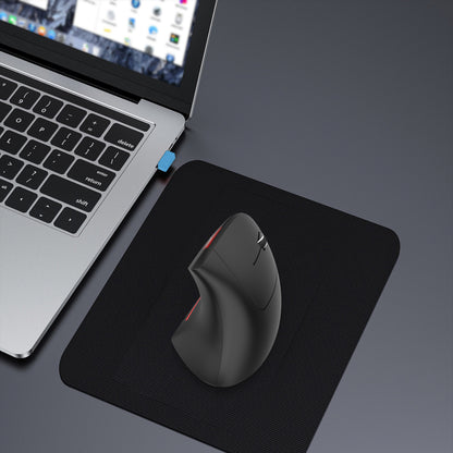RCY Wireless Vertical Mouse, Up 2400 DPI Silent Mouse,Black