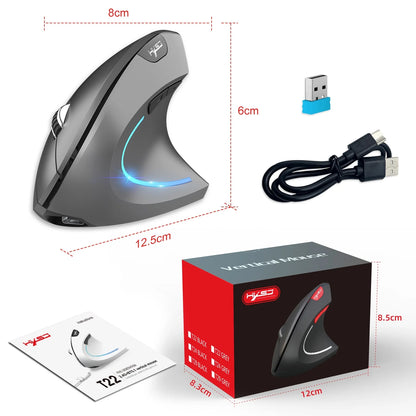Vertical Wireless Mouse,2.4G/Dual Bluetooth 5.1 Rechargeable Gaming Mice for Laptop,Desktop,PC,MacBook,Up 2400 DPI