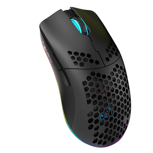 RCY T66 2.4G Wired Wireless Gaming Mouse Black