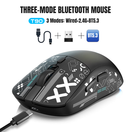 UHM T90 Tri-Mode Gaming Mouse