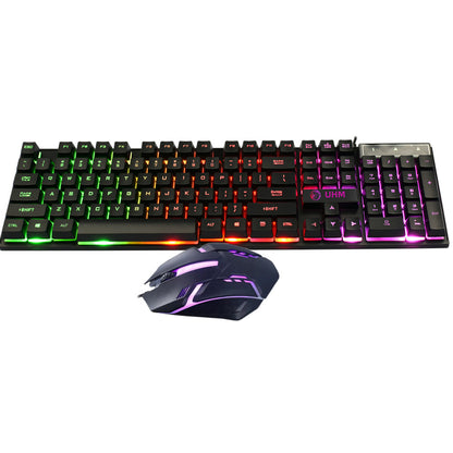 UHM Wired Gaming Keyboard & Mouse Combo UK100