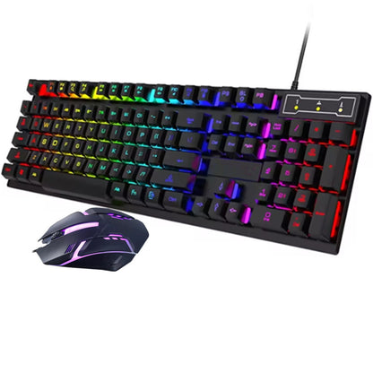 RCY Wired Gaming Keyboard and Mouse Combo 104Keys