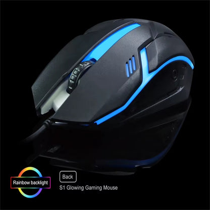 RCY Wired Gaming Keyboard and Mouse Combo 104Keys