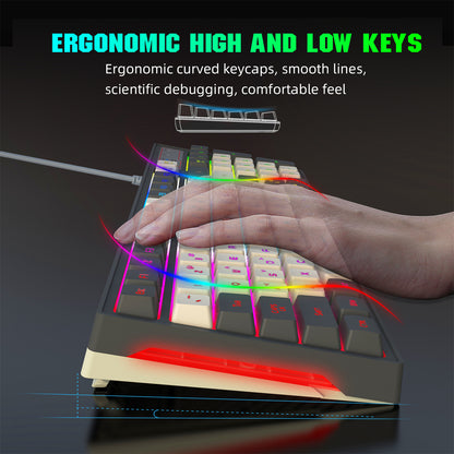 RCY USB Wired Gaming Keyboard, 96 Keys