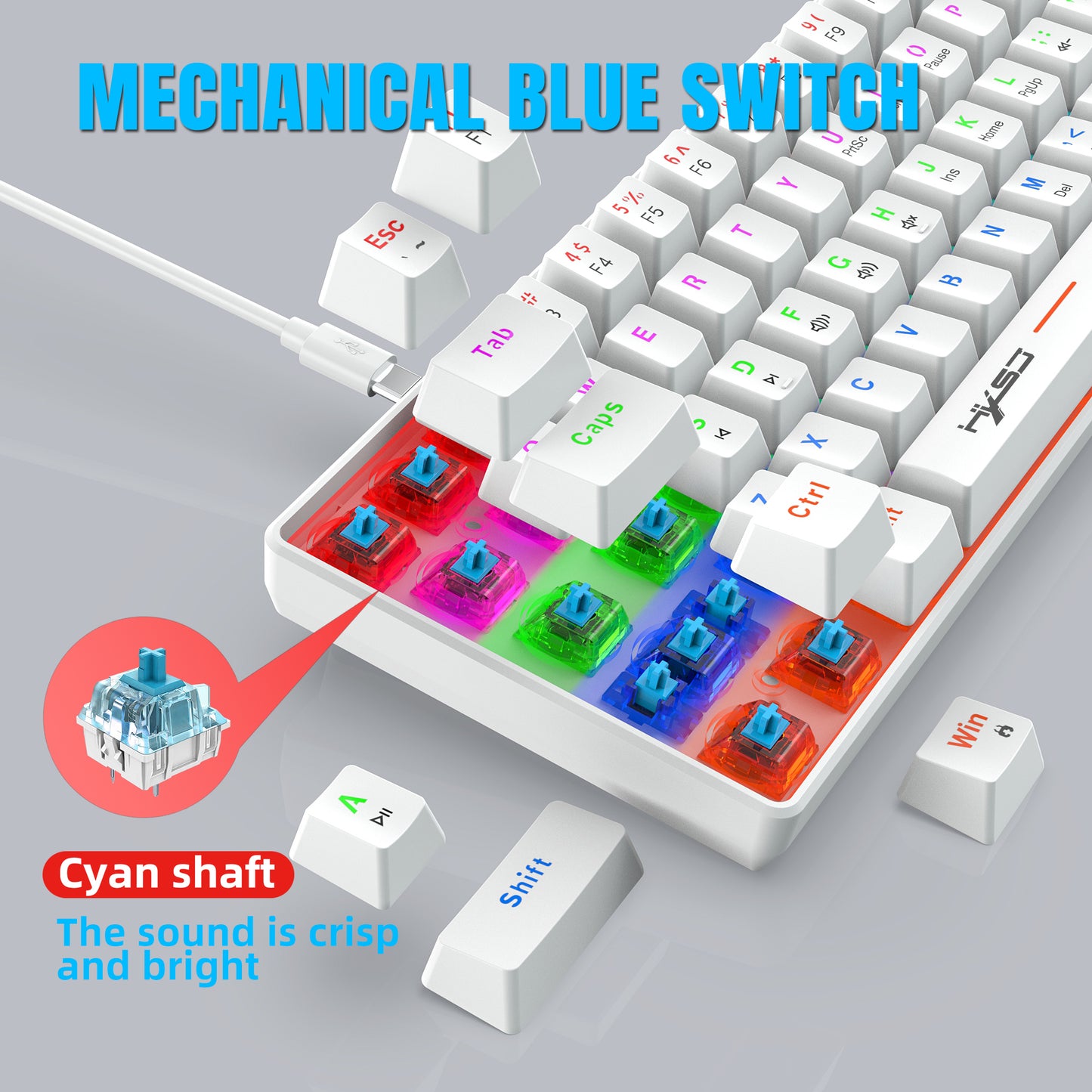UHM V900 Wired Gaming Keyboard
