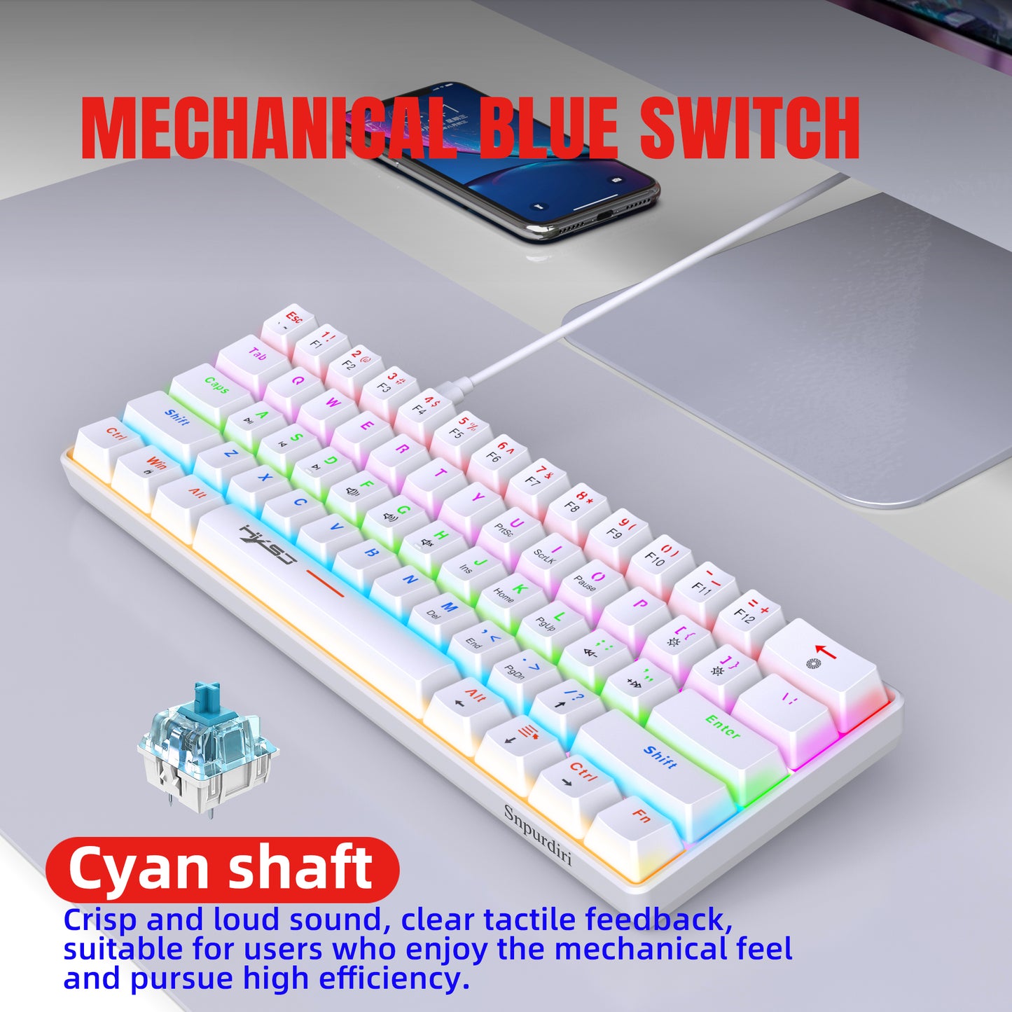 UHM V900 Wired Gaming Keyboard