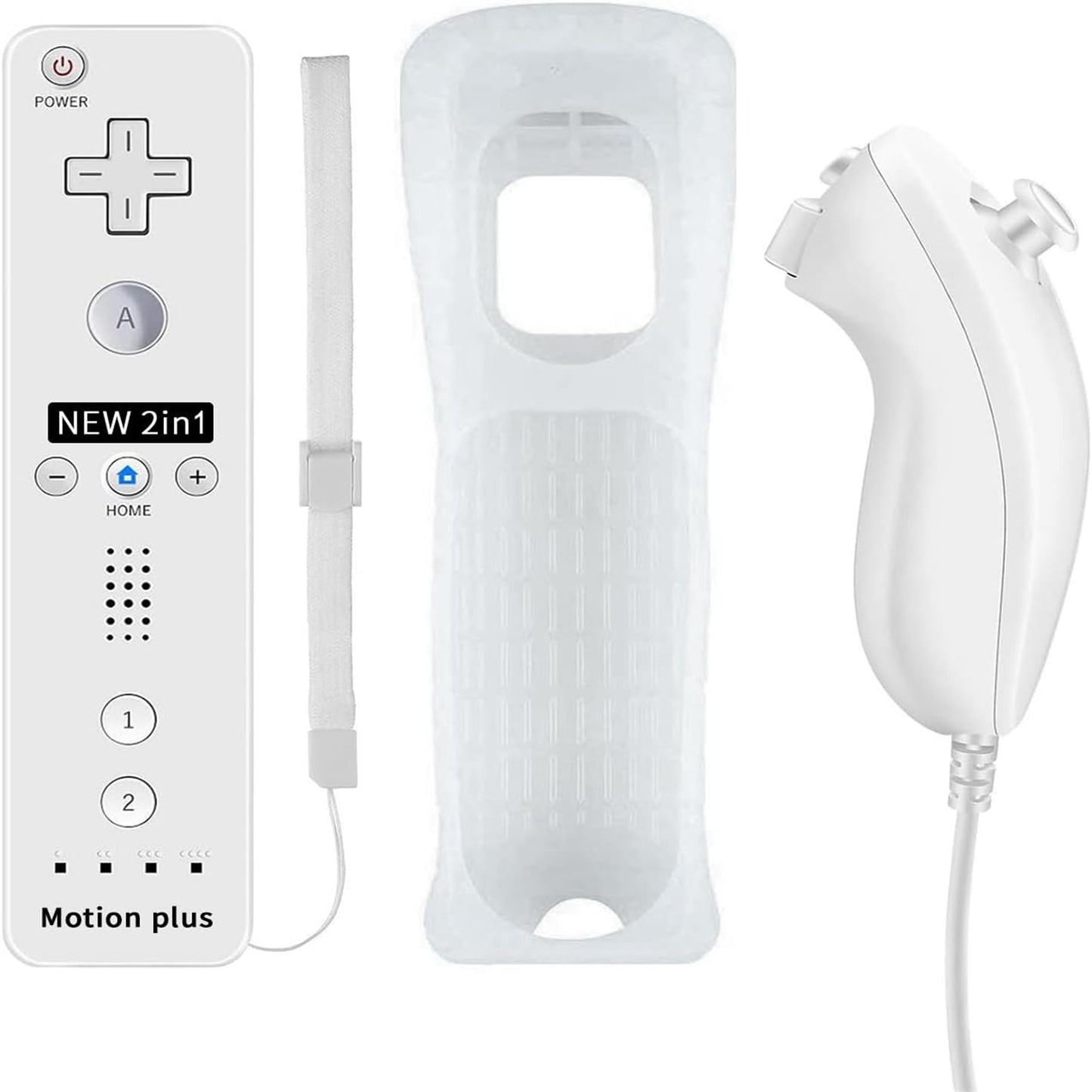 RCY Wii Remote Controller Compatiable with Nintendo Wii/Wii U, White