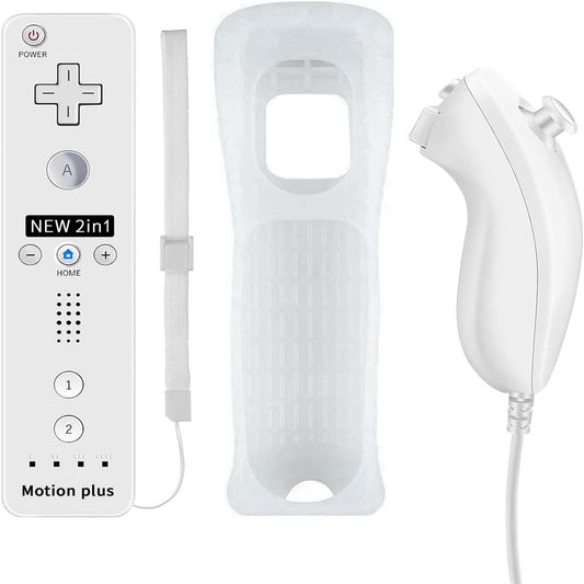 RCY Wii Remote Controller Compatiable with Nintendo Wii/Wii U, White