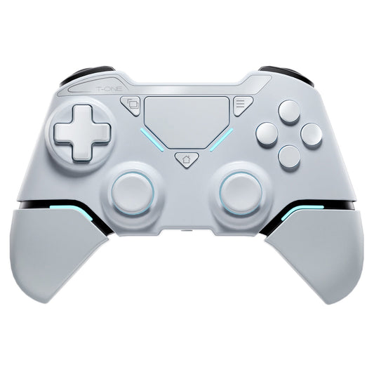 Wireles Game Controller for P4/Pro/PC/Slim, Bluetooth Gamepad Remote Joystick with LED Light Turbo/Dual Vibration/6-Axis Motion Sensor Blue