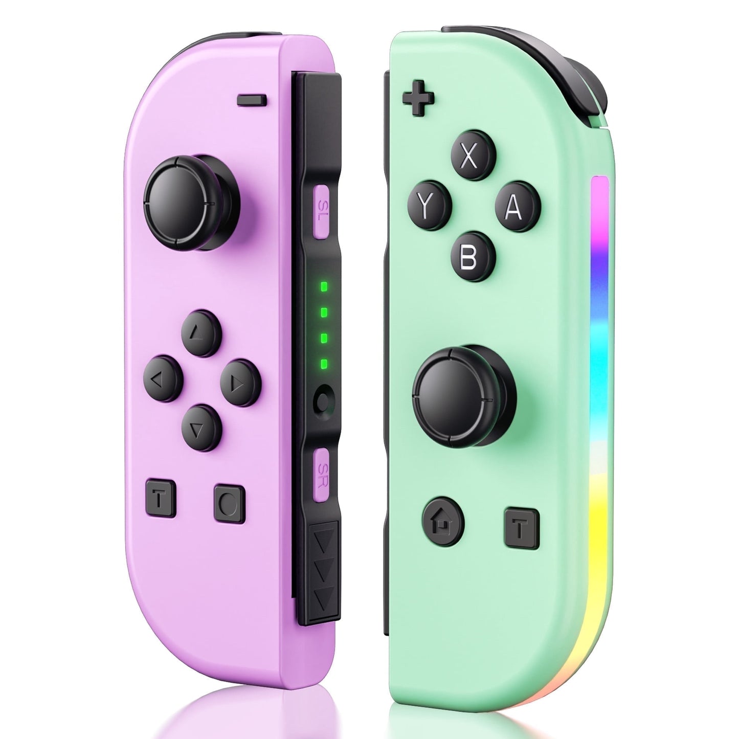 Wireless Controller Compatible with Switch for N-Switch/Lite/OLED, Replacement Wireless Wireless Controller Compatible with Switchs with RGB Light, Dual Vibration, Wake-up, Motion Control£¬Screenshot