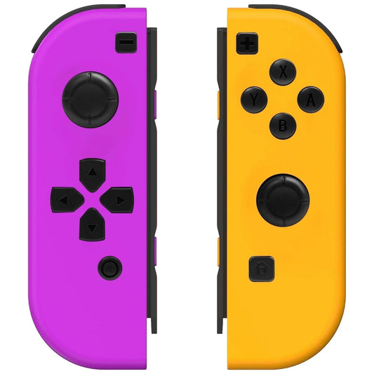 Wireless Controller for N-Switch,L/R Controllers Support Dual Vibration/Motion Control/Wake-up Function,Purple Yellow