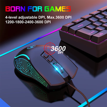 RCY Gaming Mouse Wired,USB Computer Mouse