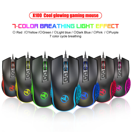 RCY Gaming Mouse Wired,USB Computer Mouse