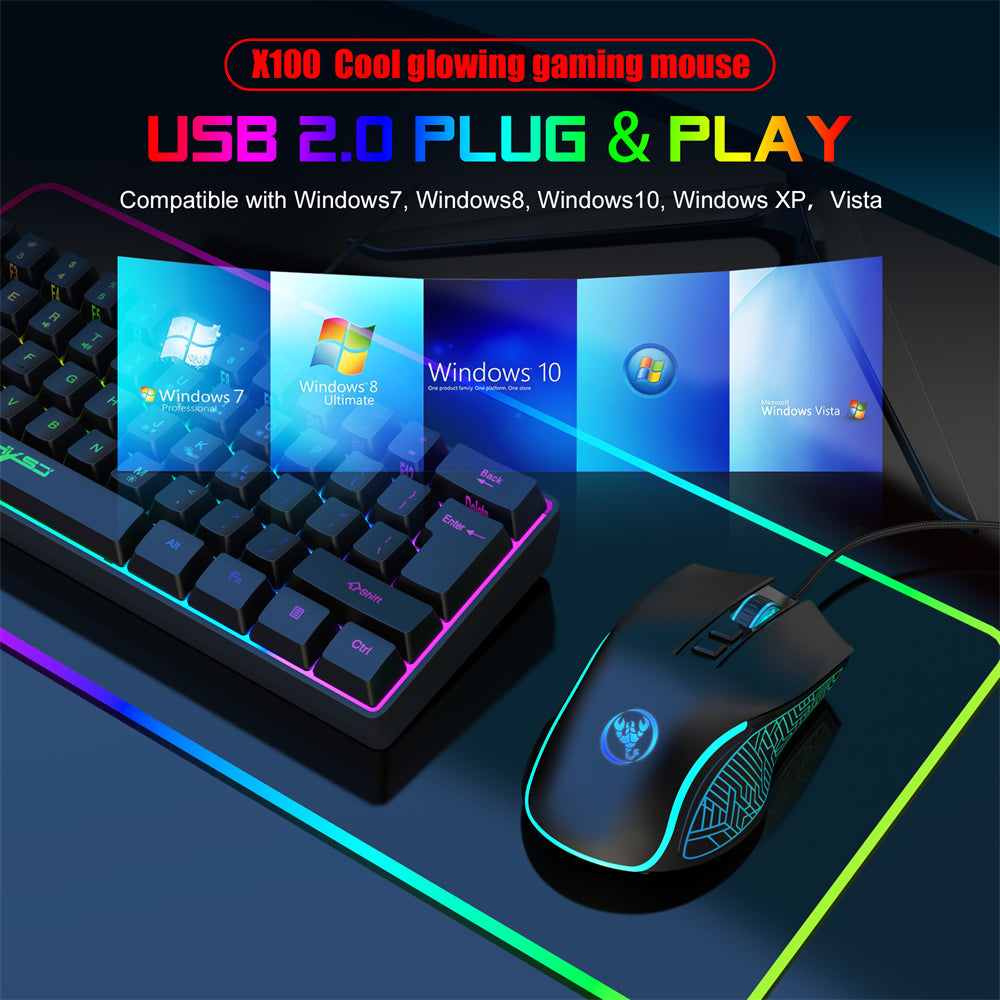 RCY Gaming Mouse Wired,USB Computer Mouse