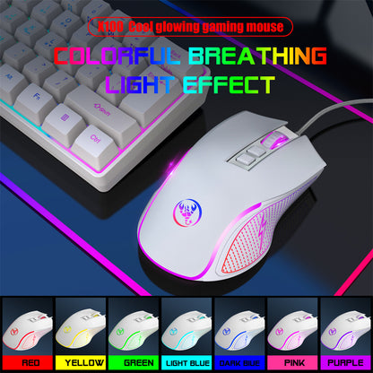 RCY X100 Wired Mouse White