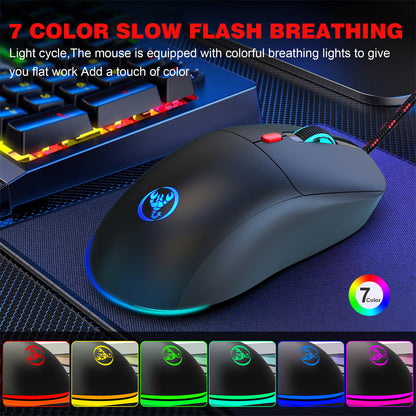 RCY X200 Wired USB Computer Mouse ,Black
