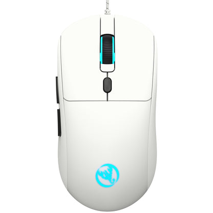 RCY X200 Wired Gaming Mouse USB Computer Mouse,White