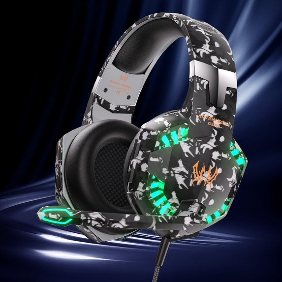 UHM  Wired Gaming Headset for PS5/PS4/Switch/ PC/Phone,Gaming Headphones with 20H Playtime Noise-Canceling Mic,7.1 Surround Sound