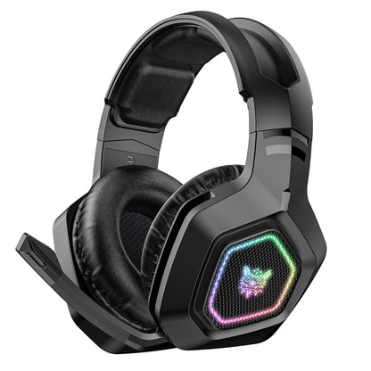 UHM Wireless Gaming Headset for PS5 PS4,B100 Black