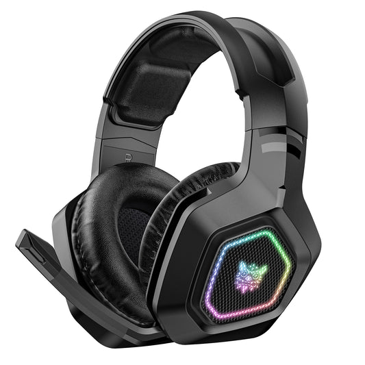 UHM Wireless Gaming Headset for PS5 PS4,B100 Black