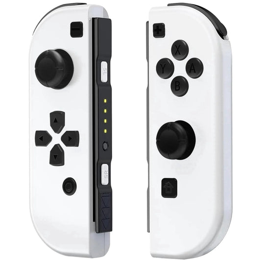 Wireless Controller for N-Switch,L/R Controllers Support Dual Vibration/Motion Control/Wake-up Function,White