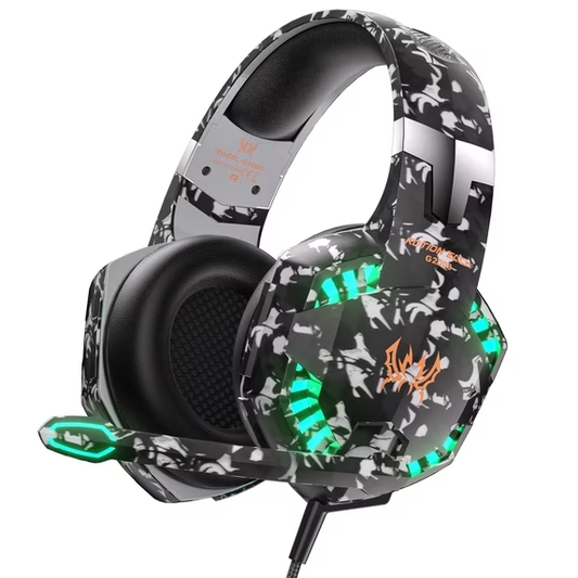 UHM Wired Gaming Headset for PS5/PS4/Switch/ PC/Phone,Gaming Headphones with 20H Playtime Noise-Canceling Mic,7.1 Surround Sound