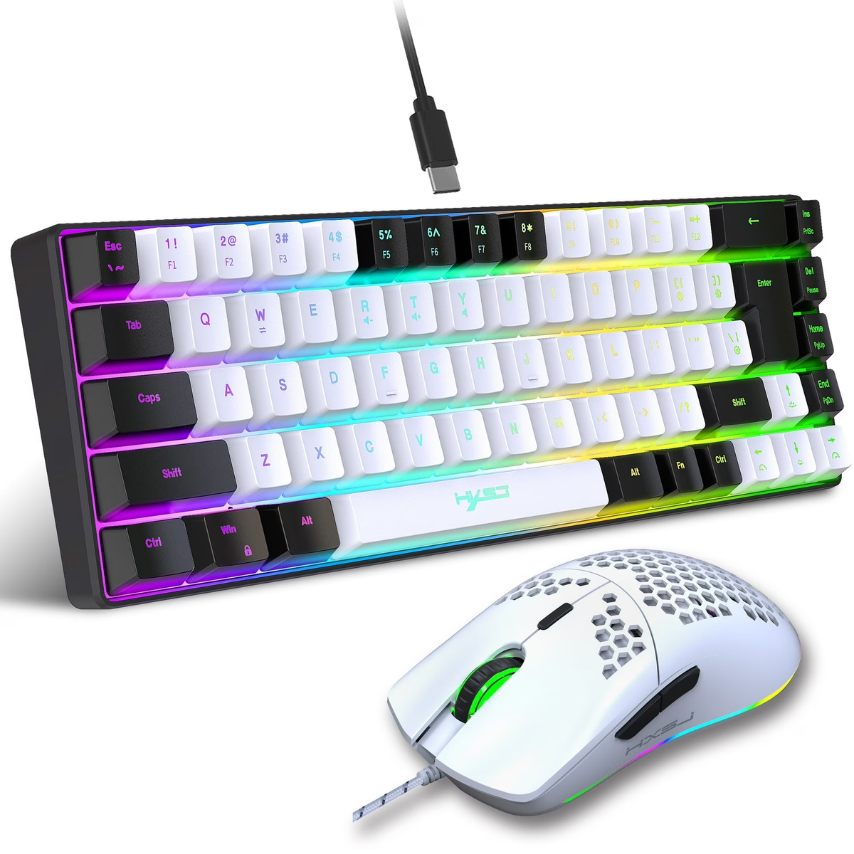 UVQYC Wired Gaming Keyboard and Mouse V200J900
