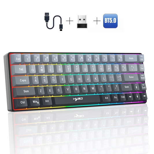 Hexamurby V200 tri-mode Gaming Keyboard