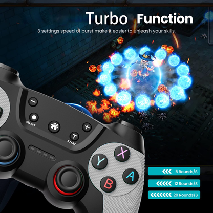ERFKJE  Switch Pro Controller for N-Switch/Lite/OLED,Remote Switch Control for Android/IOS/Windows PC