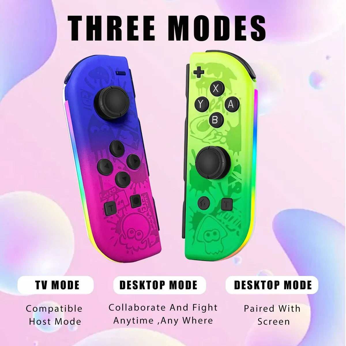 RCY Joypads Controller for Switch, OLED, Lite, W3