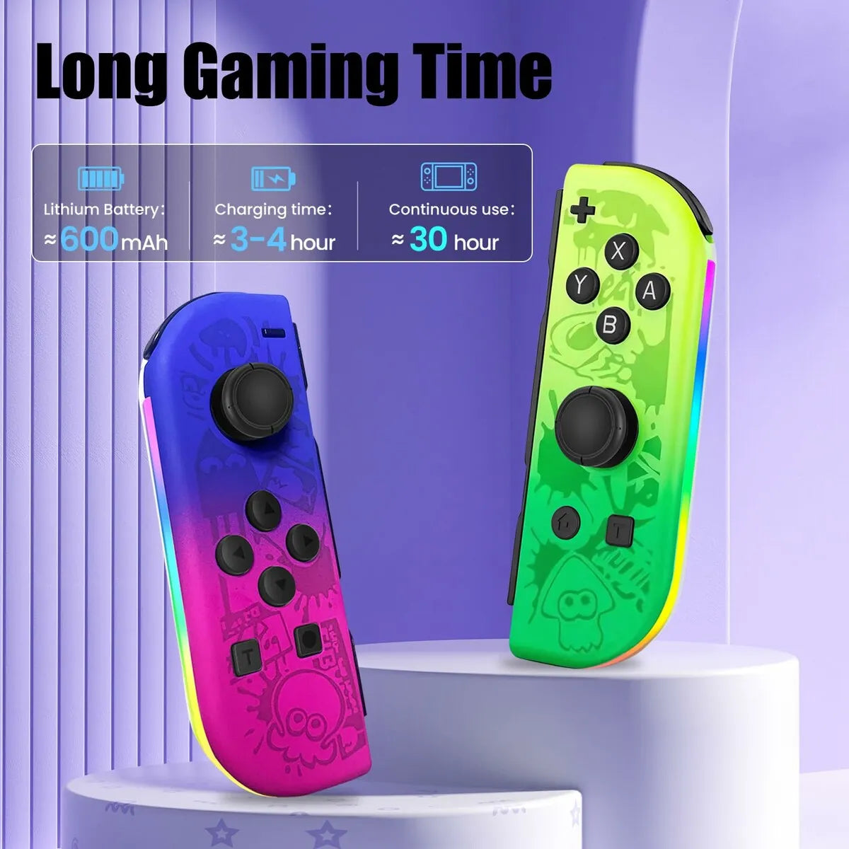RCY Joypads Controller for Switch, OLED, Lite, W3